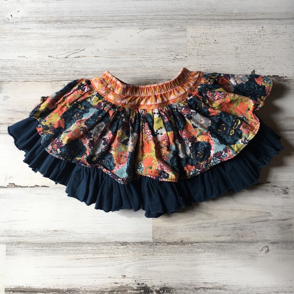Persnickety ruffle tiered skirt 2T